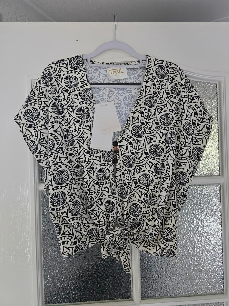 Nieuw maicazz travel blouse L zwart wit, Ophalen of Verzenden, Nieuw, Wit