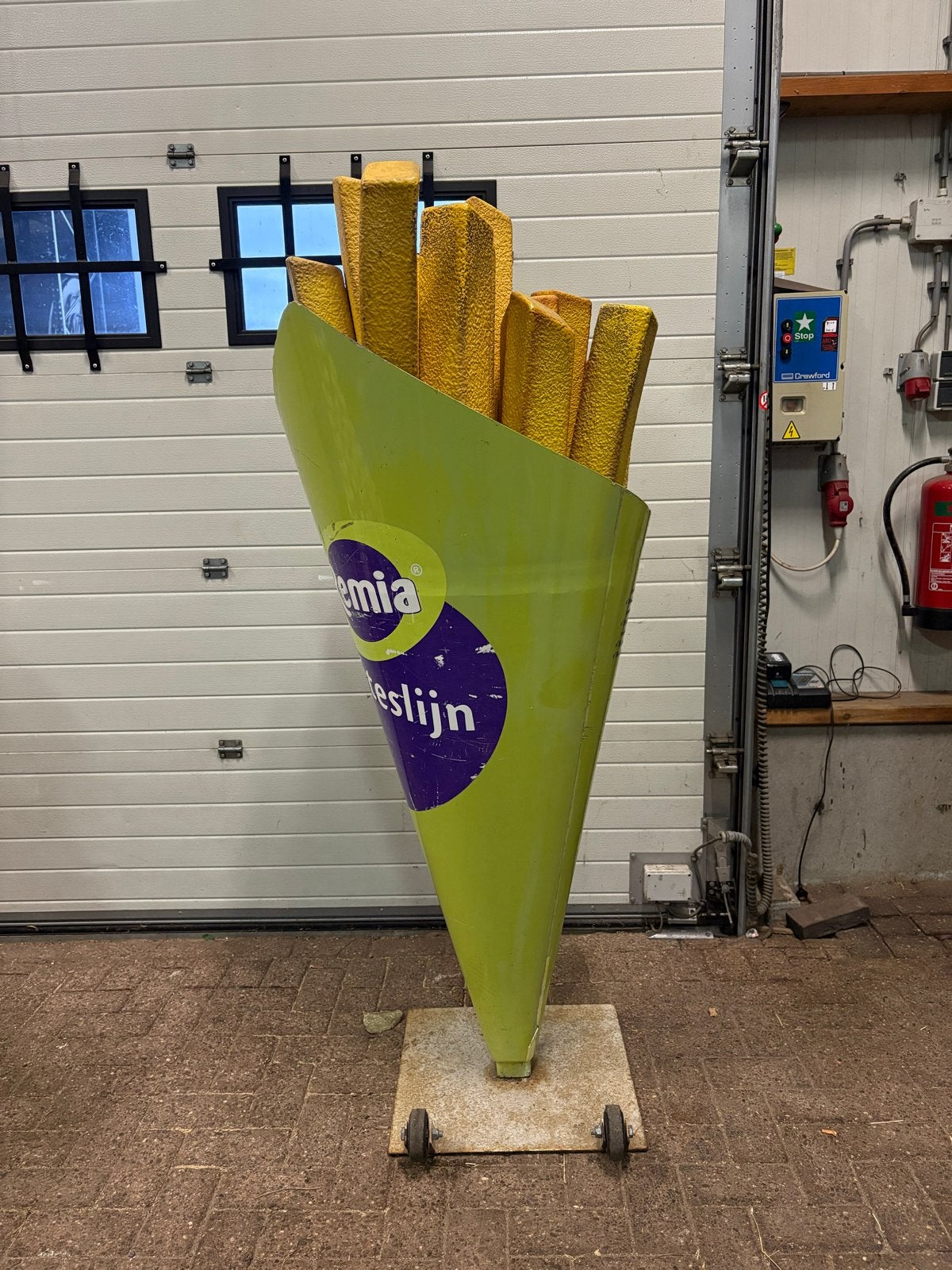 Remia Reclame Frietzak, Ophalen, Gebruikt