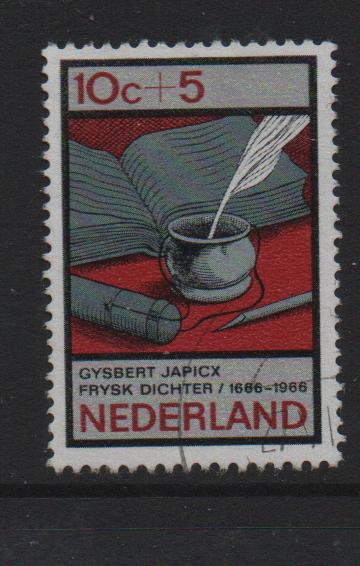 ‹(•¿•)› nl k0617 nvph 859 zomerzegel, Ophalen of Verzenden, Na 1940, Gestempeld