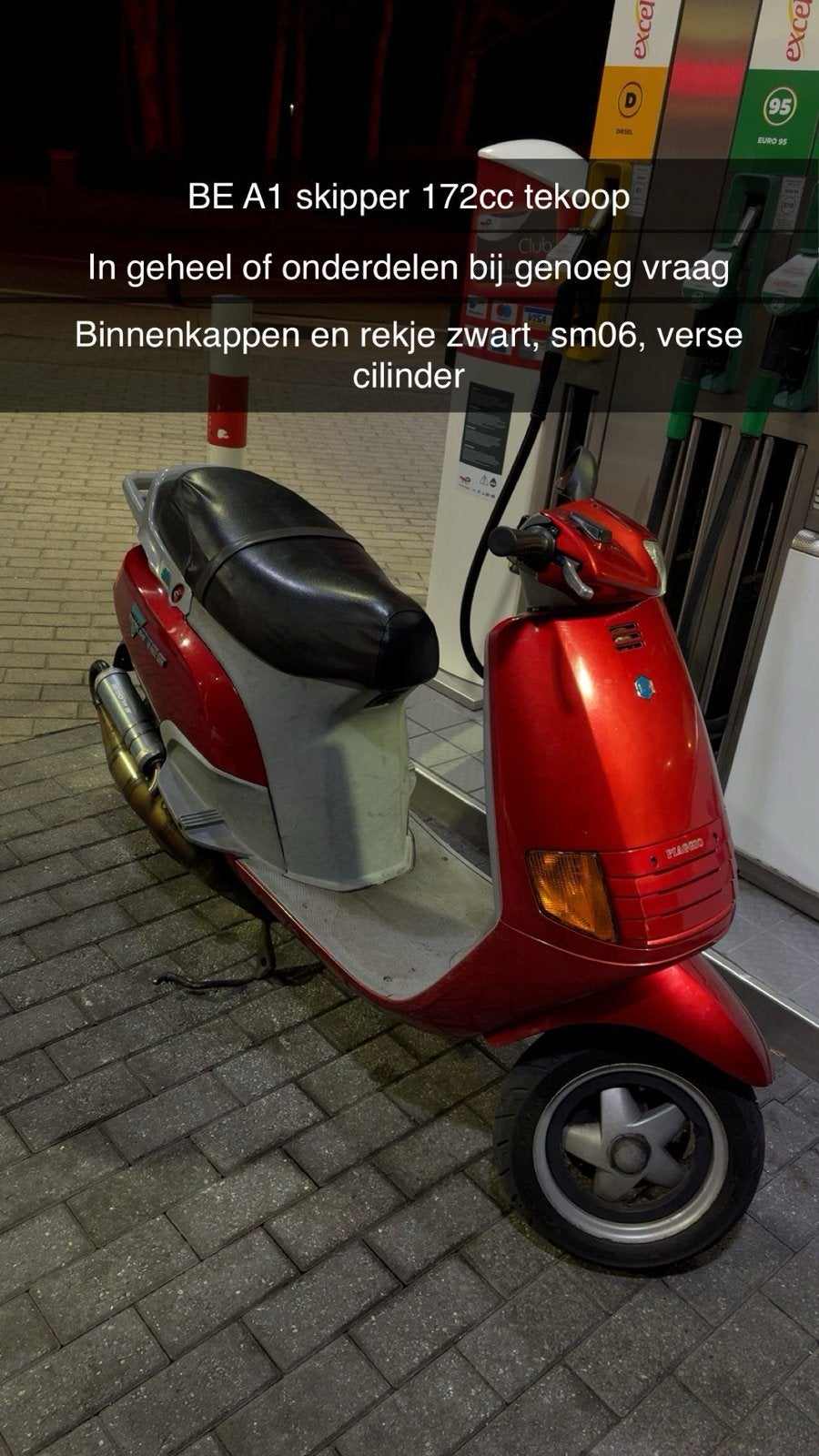 BE A1 skipper in onderdelen, Fietsen en Brommers, Ophalen, Zo goed als nieuw, Tweetakt, Overige modellen