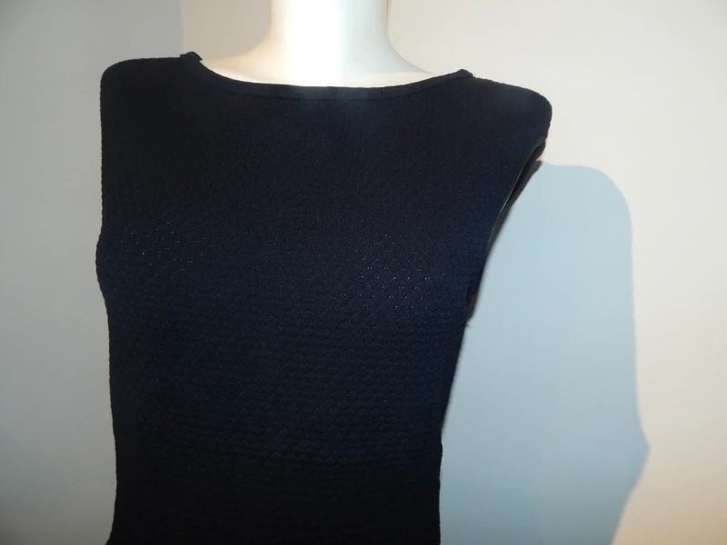 Marccain stretch top dikkere stof onderkant kant look N4/40, Kleding | Dames, Tops, Maat 38/40 (M), Verzenden, Zwart, Zo goed als nieuw