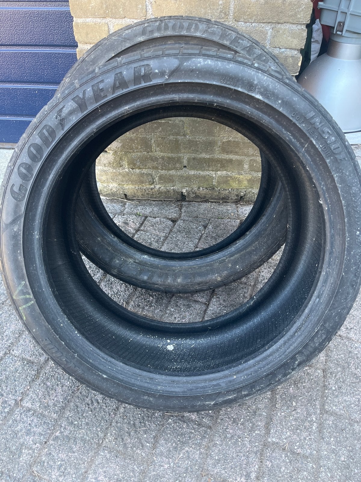 Goodyear Eagle F1 Asymmetric  4x banden 235/40ZR19, Gebruikt, 235 mm, Band(en), Personenwagen
