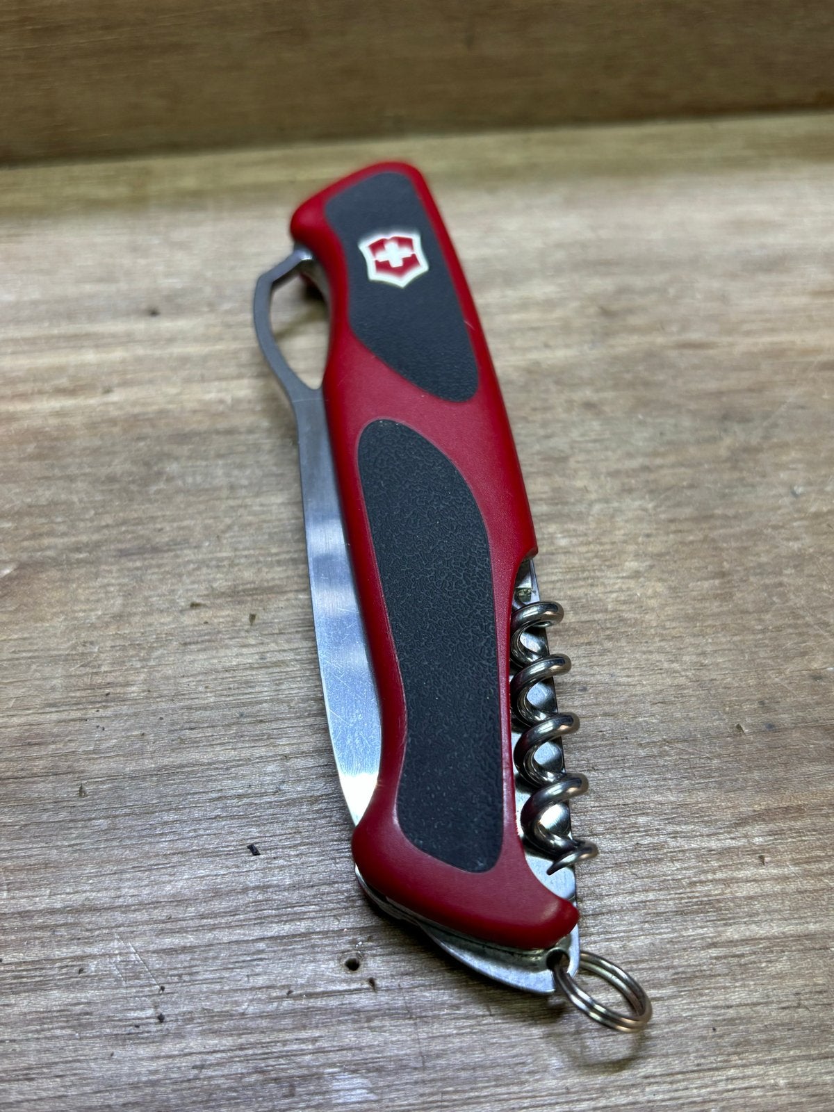 Victorinox RANGERGRIP Zakmes - Rood/Zwart, Ophalen of Verzenden, Gebruikt