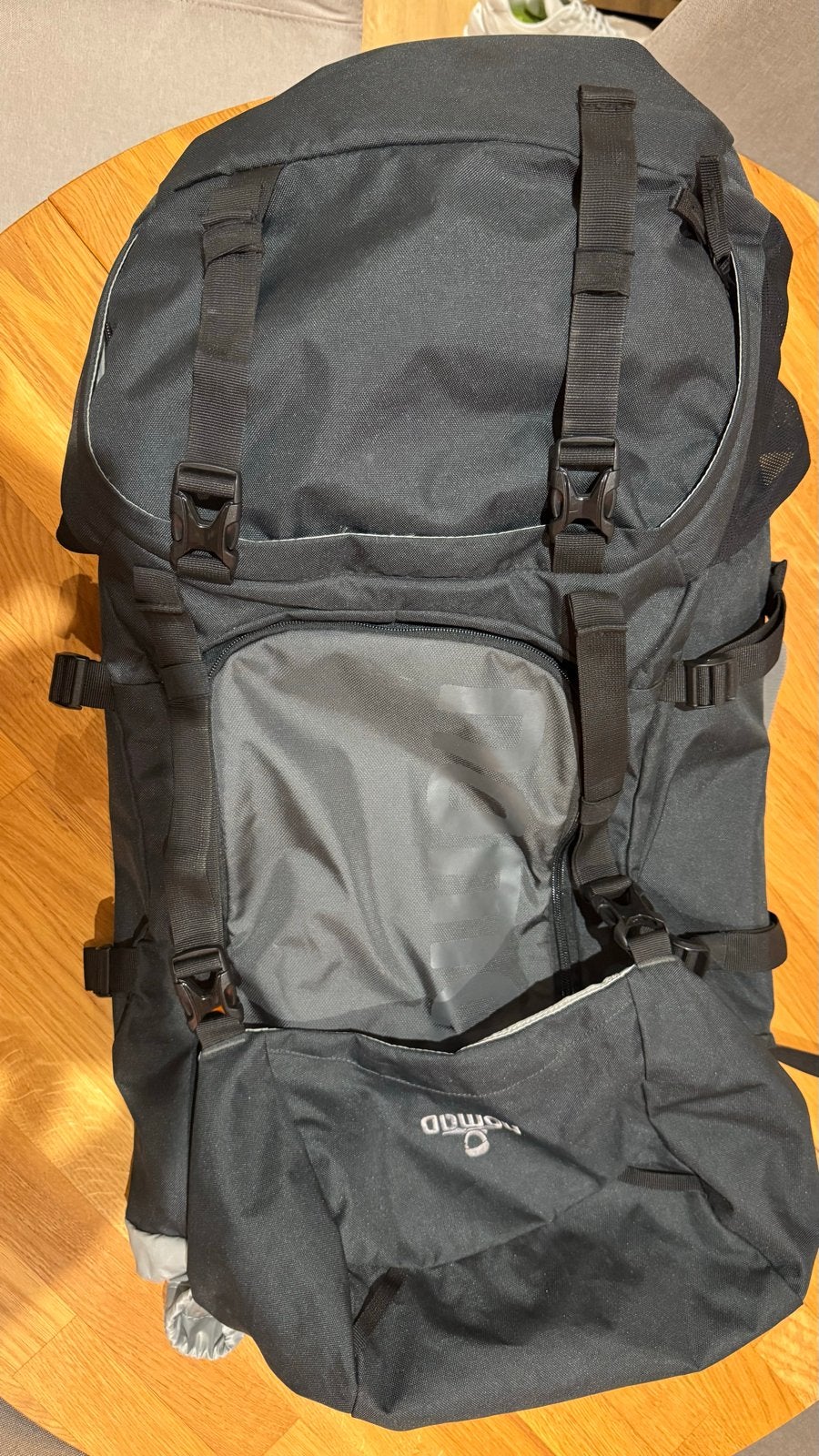 NOMAD Batura 55 Premium Backpack – 55L – Zwart, Nomad, 25 tot 40 cm, Ophalen of Verzenden, Zo goed als nieuw