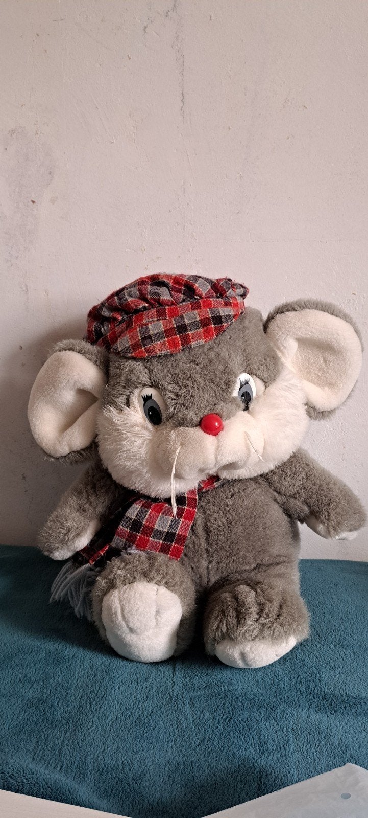 vintage knuffel.muis, Ophalen of Verzenden, Zo goed als nieuw, Overige typen, Middelgroot (20 tot 80 cm)