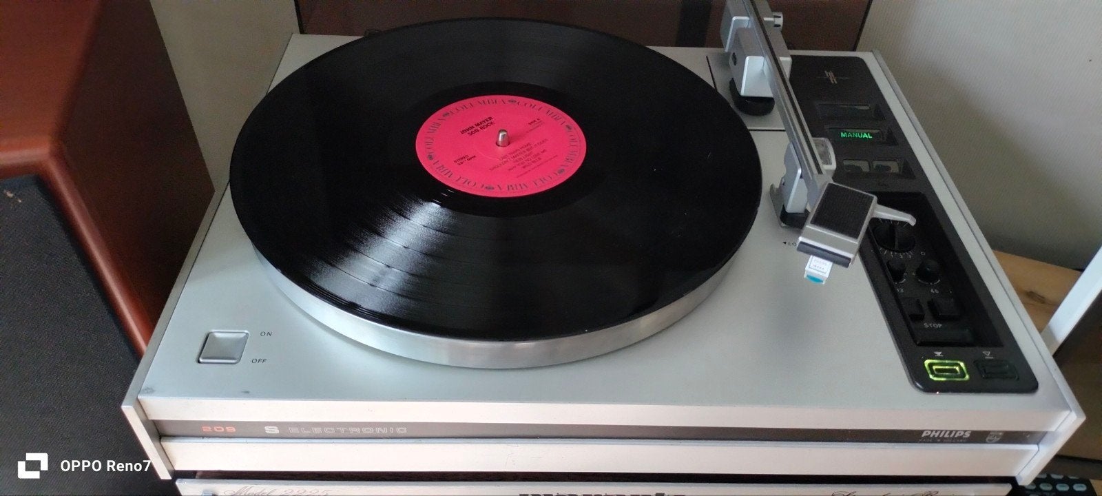 lp speler Philips 209 vintage, Ophalen, Philips, Platenspeler, Gebruikt