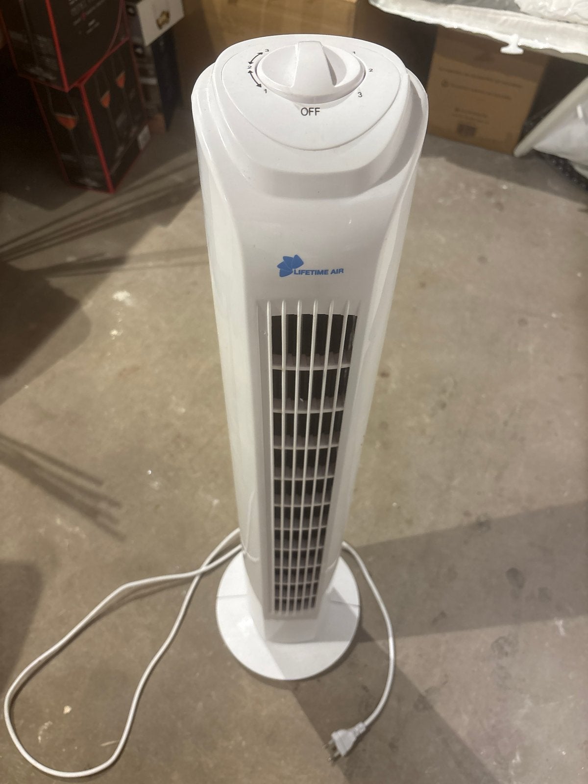 Torenventilator met draaistand - Lifetime Air, Ophalen, Gebruikt, Torenventilator