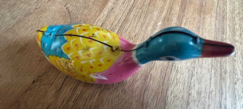Zes vintage blikken speelgoeddieren  - jaren 50/60, Ophalen of Verzenden