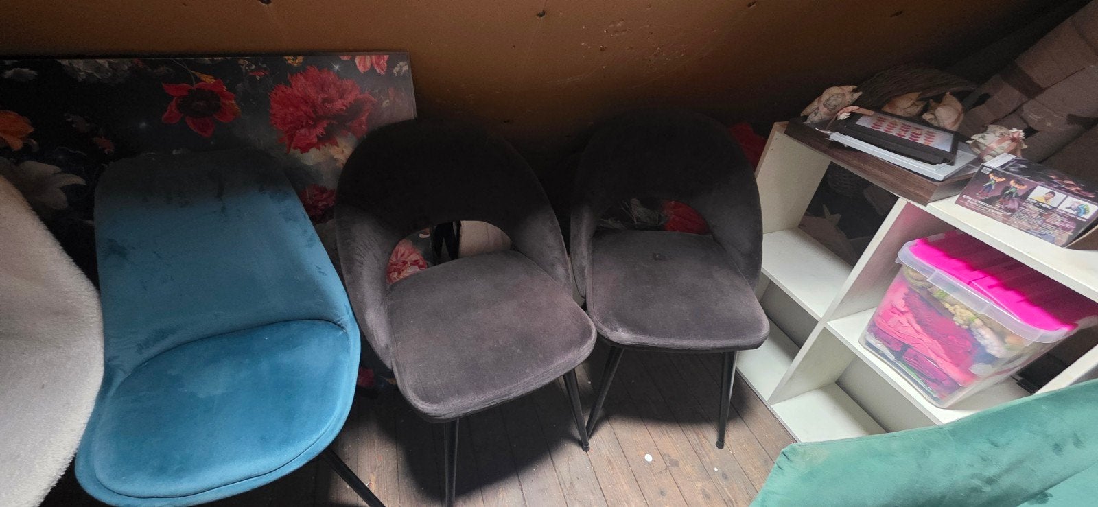 diverse stoelen te koop 3 euro per stuk, Ophalen, Blauw, Vijf, Zes of meer stoelen