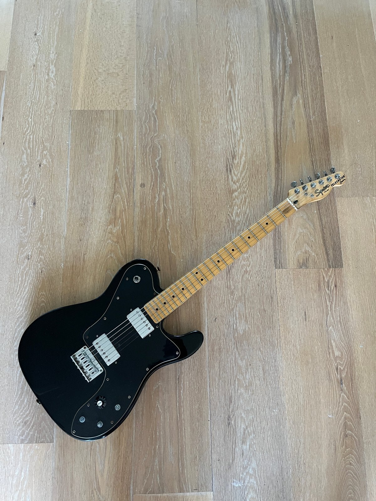 Squier Telecaster Custom - Mist 3 knoppen, Muziek en Instrumenten, Snaarinstrumenten | Gitaren | Elektrisch, Ophalen, Gebruikt