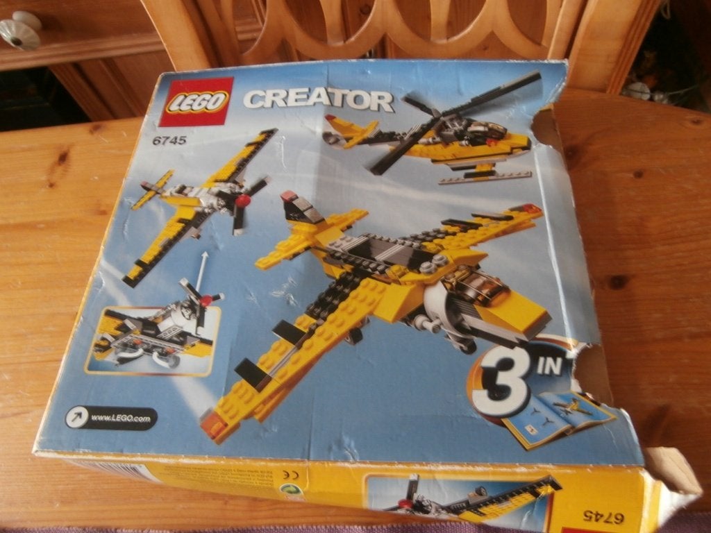 Lego Creator 6745 vliegtuig helikopter straaljager bouwstene, Ophalen of Verzenden, Zo goed als nieuw, Losse stenen, Creator