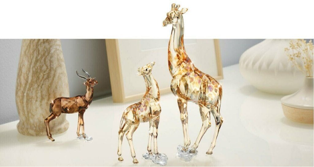 Swarovski SCS - Giraffe Mudiwa + baby + Gazelle nieuw, Verzamelen, Ophalen of Verzenden, Nieuw, Figuurtje