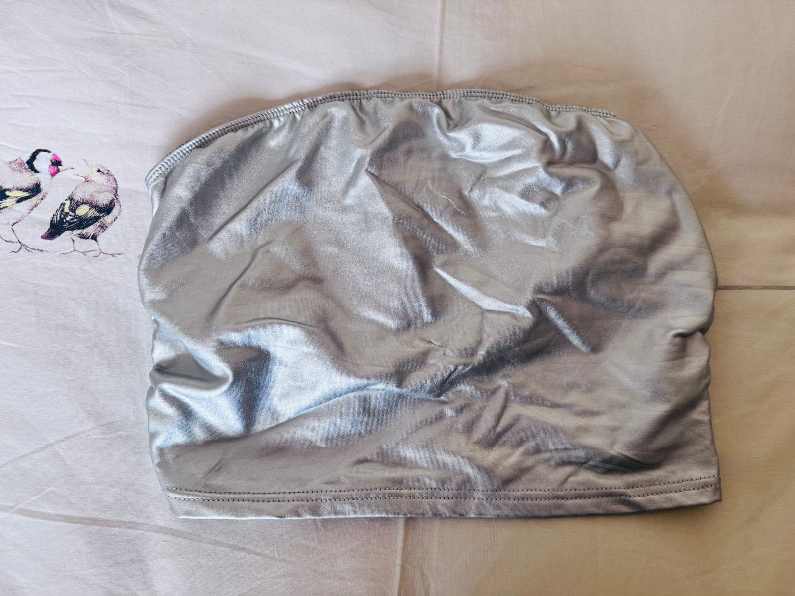 Shein nieuwe zilveren strapless top maat M/38, Kleding | Dames, Tops, Maat 38/40 (M), Verzenden, Nieuw, Zonder mouw