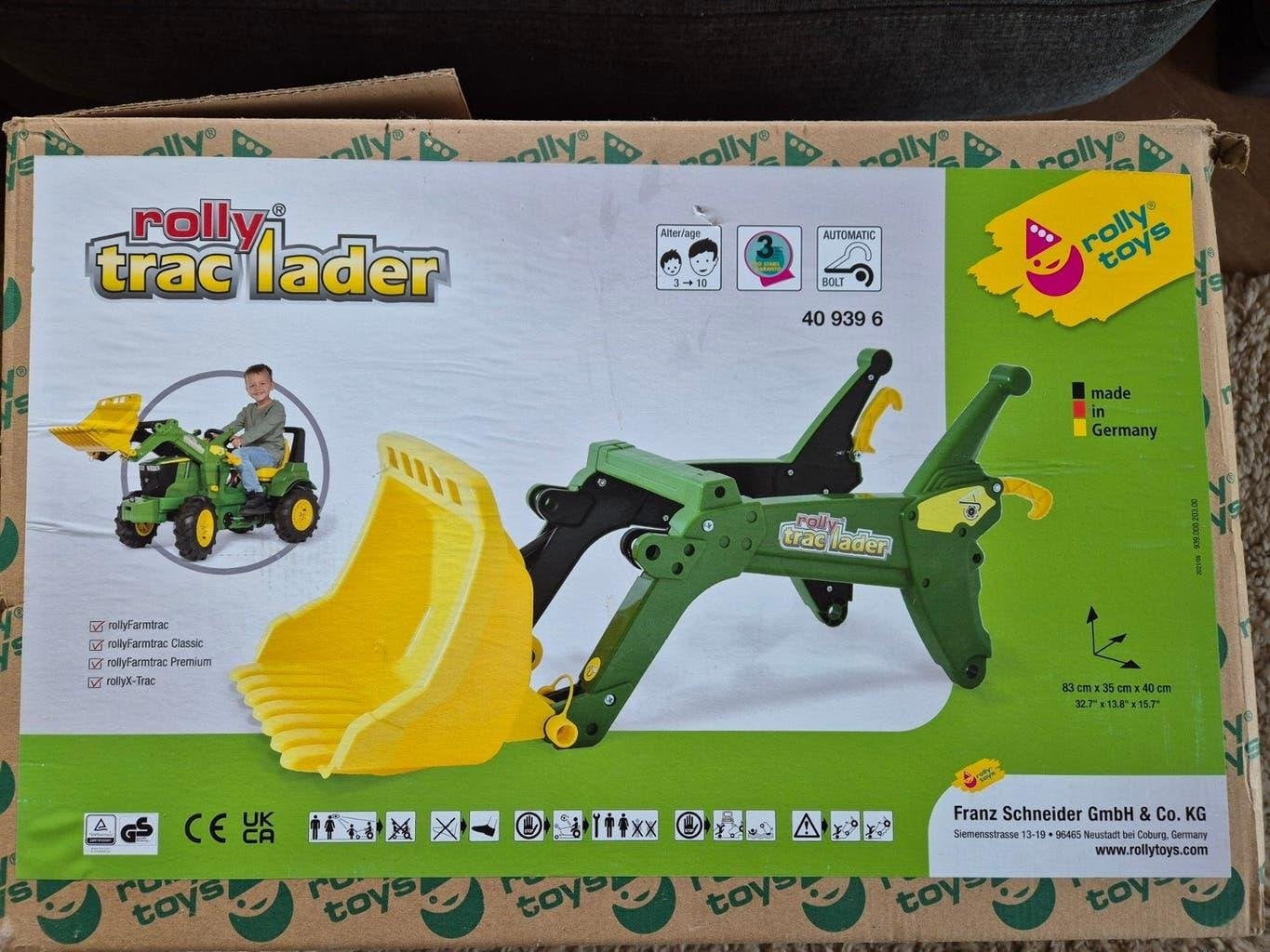 Rolly Toys Rollytrac John Deere voorlader, Ophalen, Nieuw, Trapvoertuig