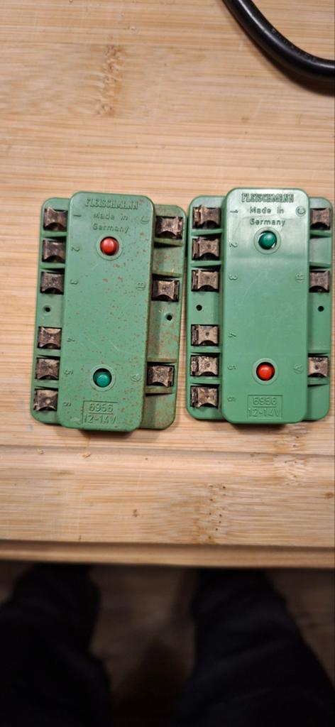 2 x Fleischmann 6956, Hobby en Vrije tijd, Modeltreinen | H0, Gebruikt, Overige typen, Gelijkstroom, Fleischmann, Analoog, Ophalen of Verzenden