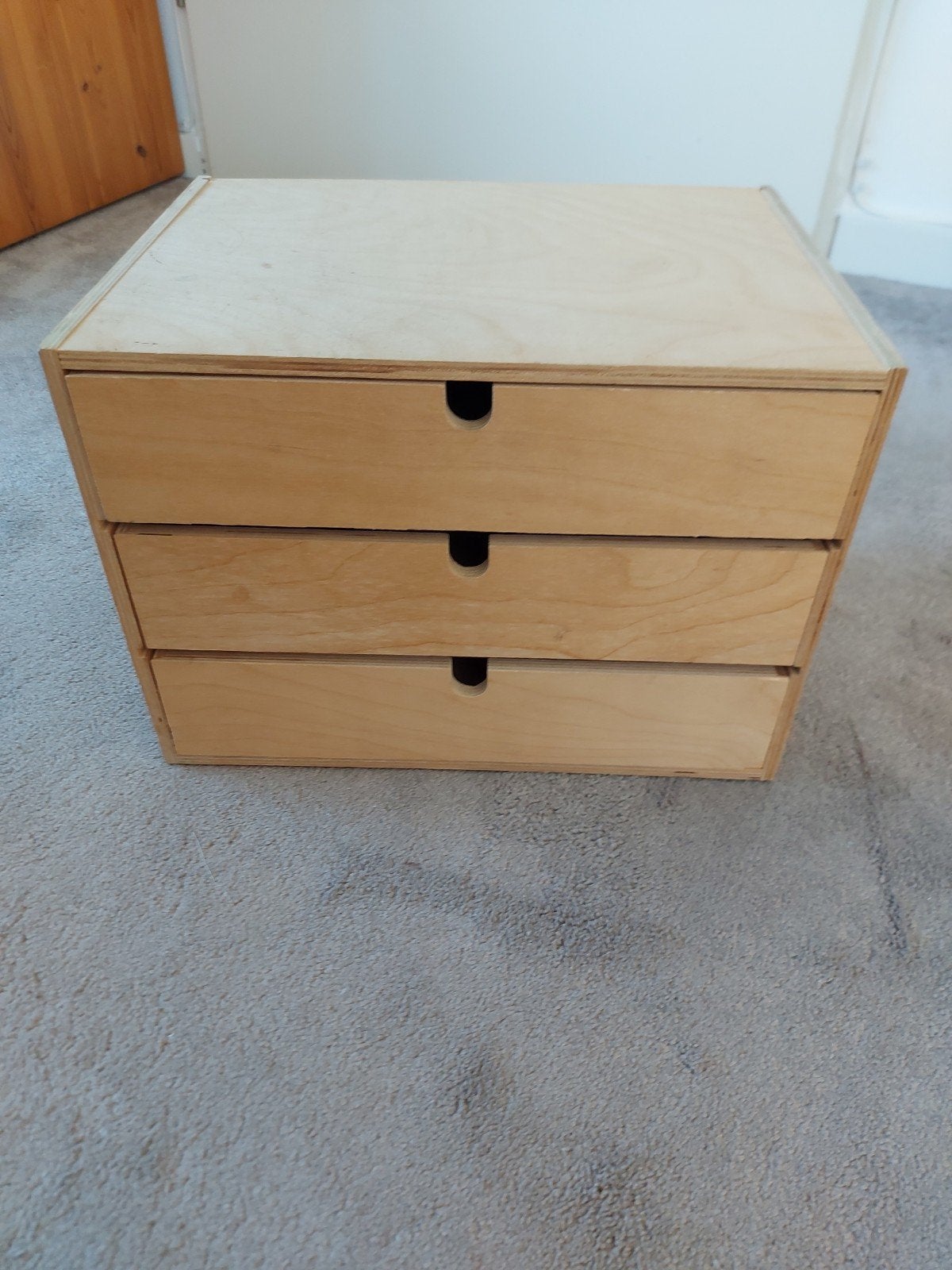 Vintag 3 ladenkastje Moppe A4 Ikea  B 35,6 X D 26,3 X H 25,3, 3 of 4 laden, Minder dan 100 cm, 25 tot 50 cm, 50 tot 100 cm