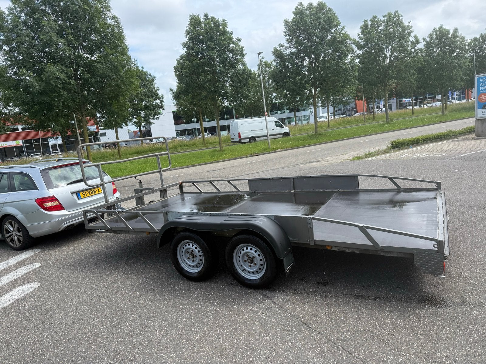 Zeer nette auto trailer, nette staat, Ophalen, Zo goed als nieuw