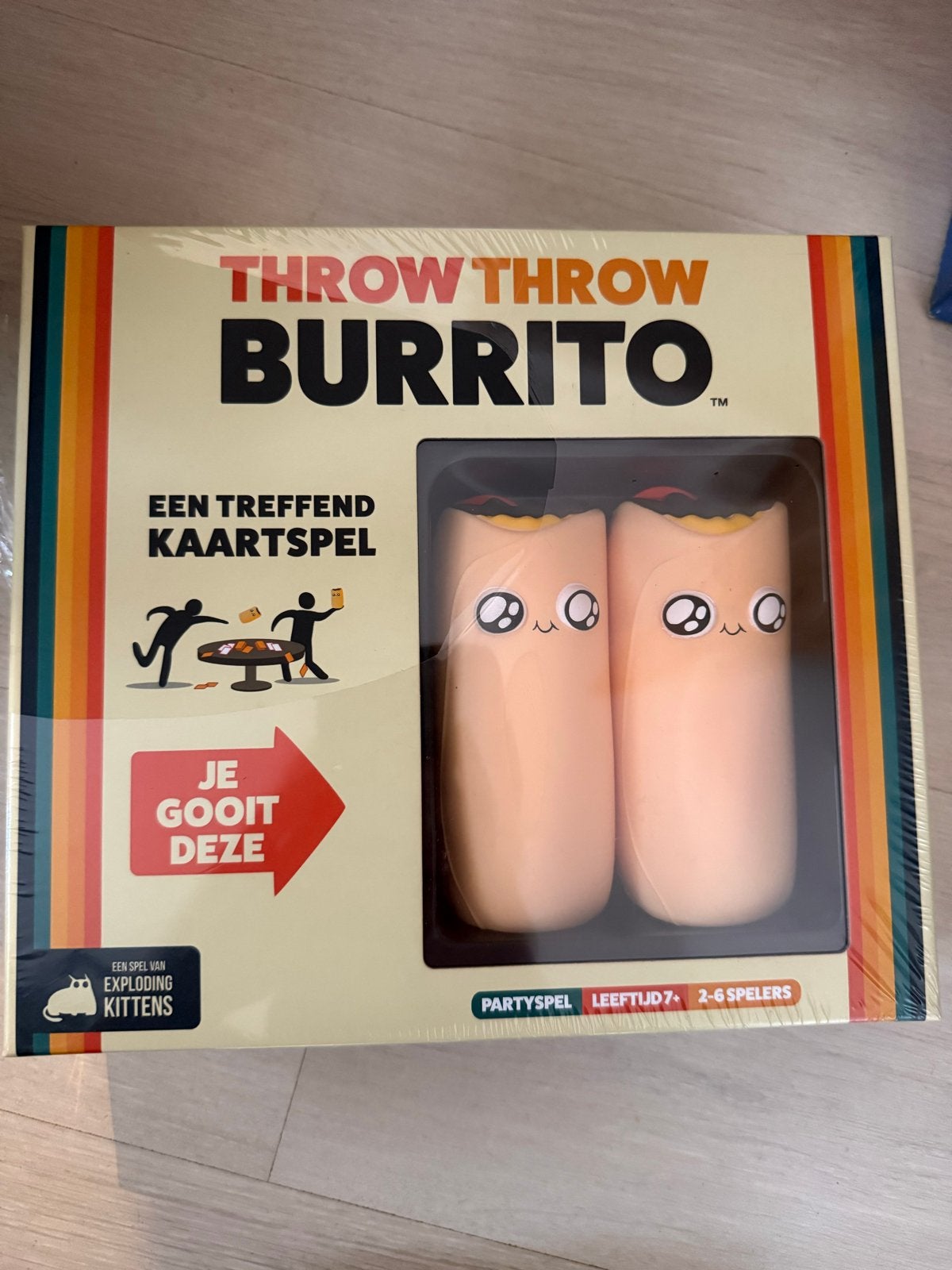 Throw Throw Burrito - Het hilarische kaartspel!, Een of twee spelers, Ophalen of Verzenden, Nieuw