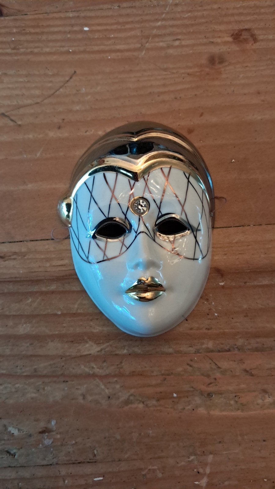 Vintage Porseleinen Venetiaans Masker – Galos (Limited Editi, Antiek en Kunst, Ophalen of Verzenden