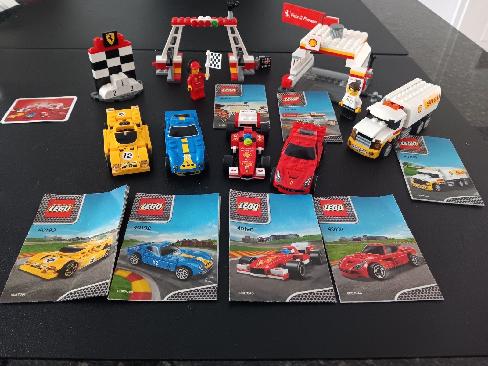 Complete LEGO Shell V-Power Ferrari Collectie (7 sets), Compleet, Lego, Zo goed als nieuw, Complete set