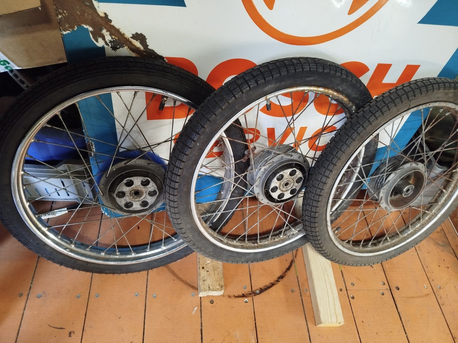Zündapp 19 inch stalen velgen met naaf, Ophalen, Gebruikt, Overige typen