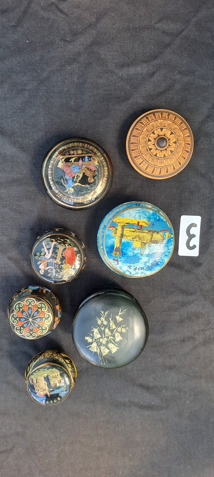 Collectie vintage snuifdozen en pillendoosjes, Verzamelen, Ophalen of Verzenden, Gebruikt