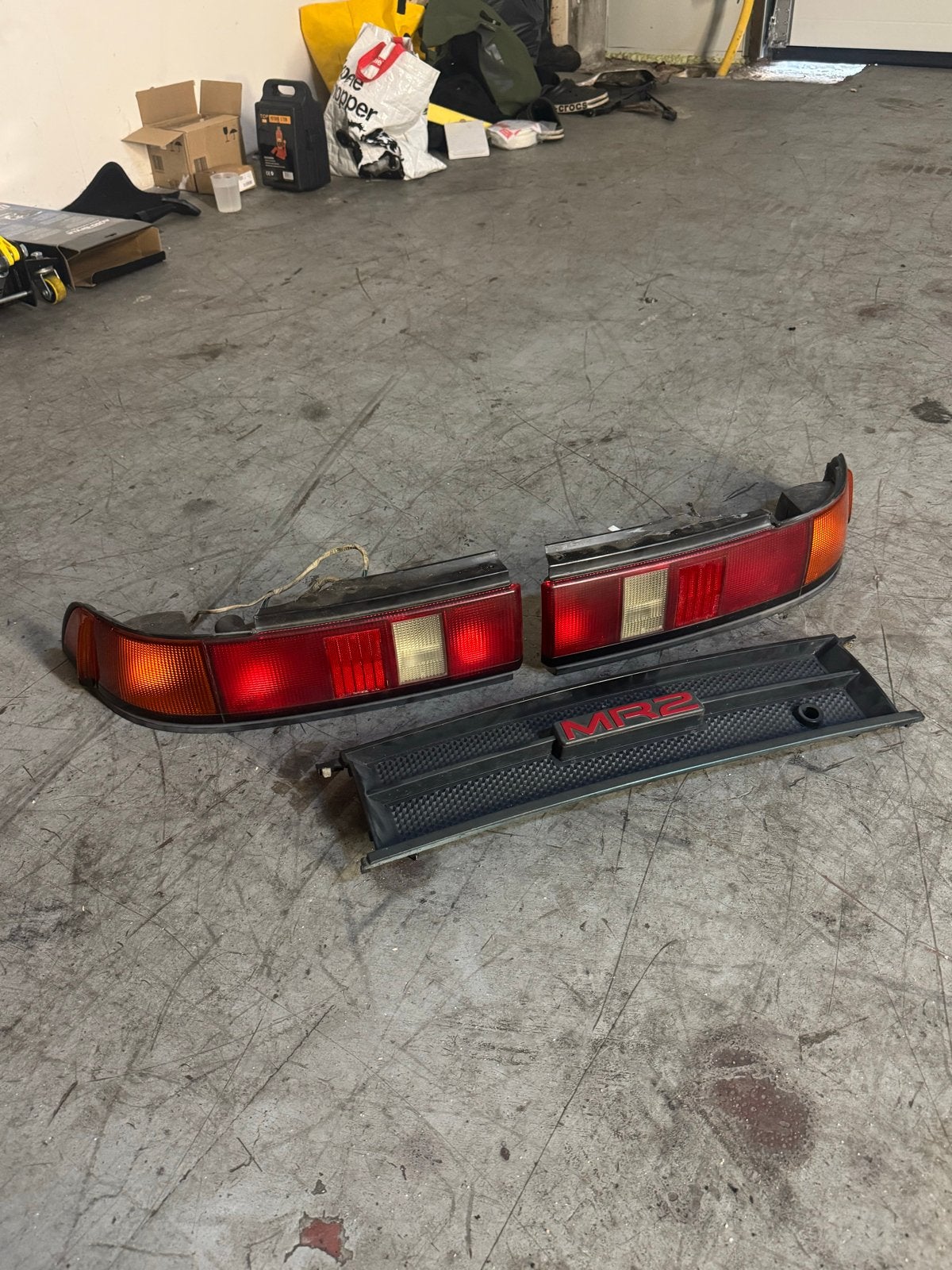 Toyota MR2 SW20 Achterlichten met Tussenschot, Auto-onderdelen, Ophalen of Verzenden, Gebruikt, Toyota