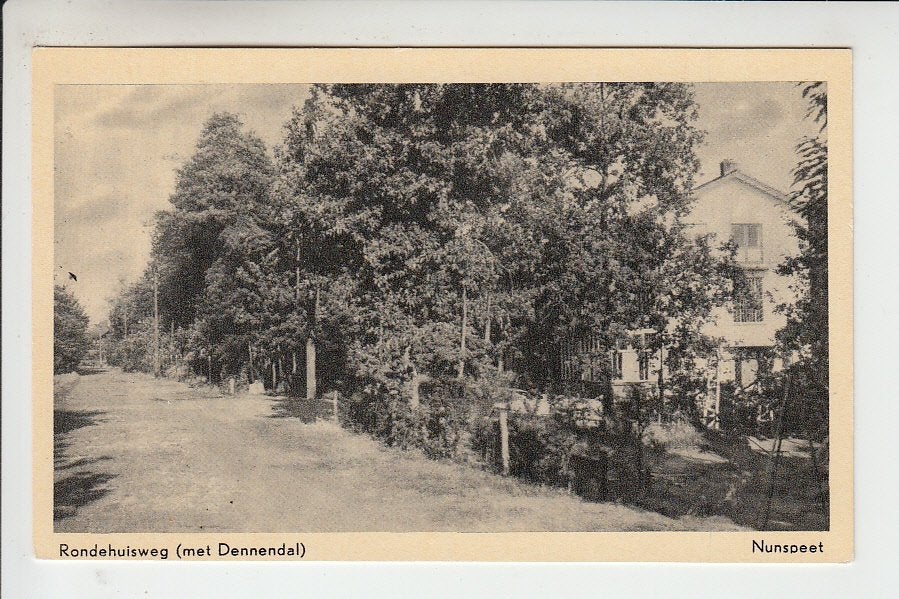 Nunspeet, Rondehuisweg, Ophalen of Verzenden, 1940 tot 1960, Ongelopen, Gelderland