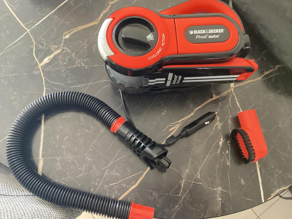 Black & Decker Pivot 12volt stofzuiger., Ophalen of Verzenden, Zo goed als nieuw