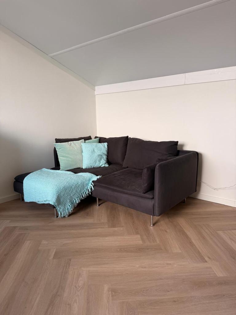 IKEA Söderhamn 2-zitsbank met chaise longue, Ophalen, Zo goed als nieuw, Tweepersoons, Stof