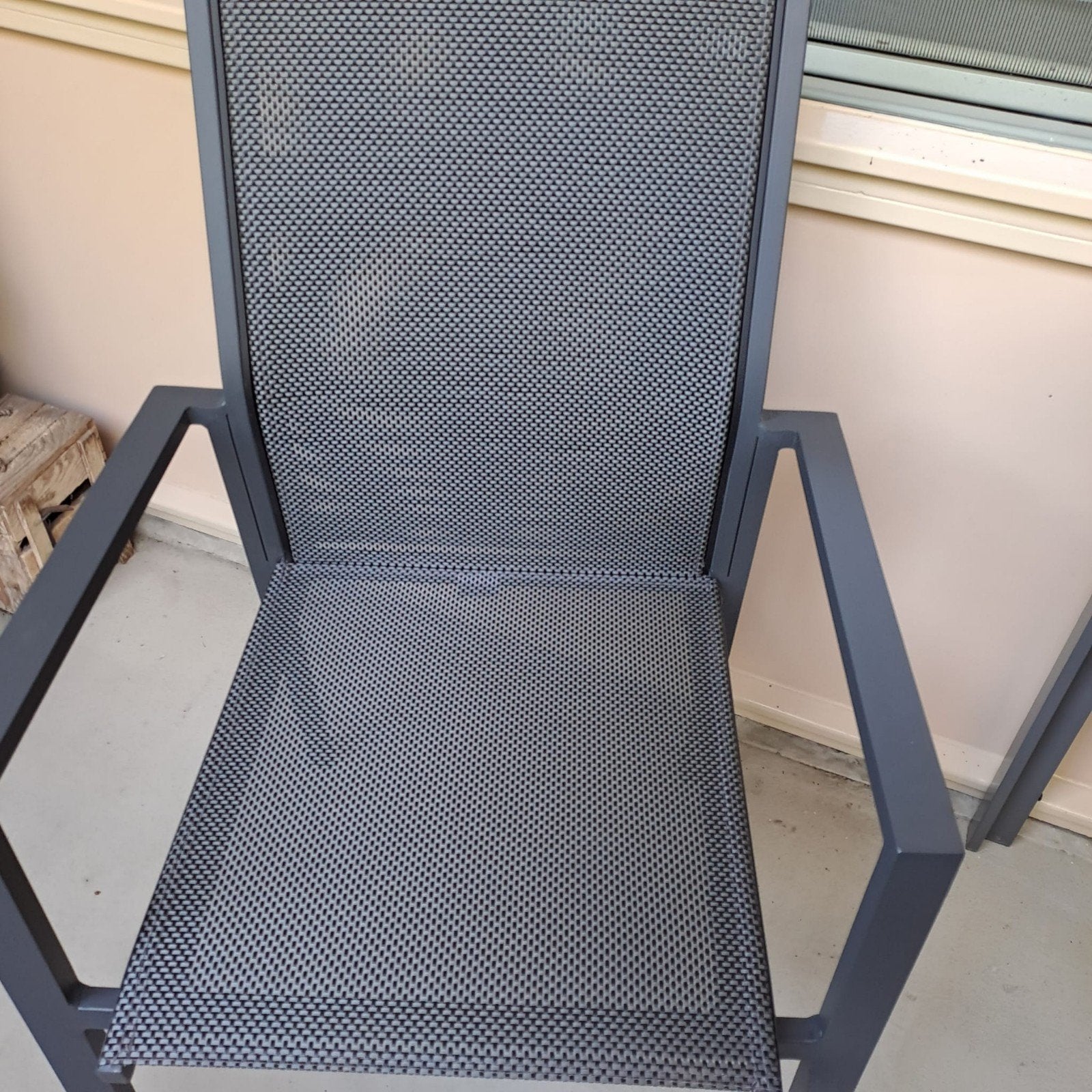 2 x Presto Ricardi dining tuinstoel, licht in gewicht,  stap, Ophalen, Nieuw, Aluminium