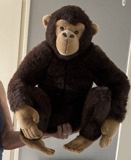 Gorilla knuffel aap XXL - ZEER MOOI, Verzenden, Zo goed als nieuw, Overige typen