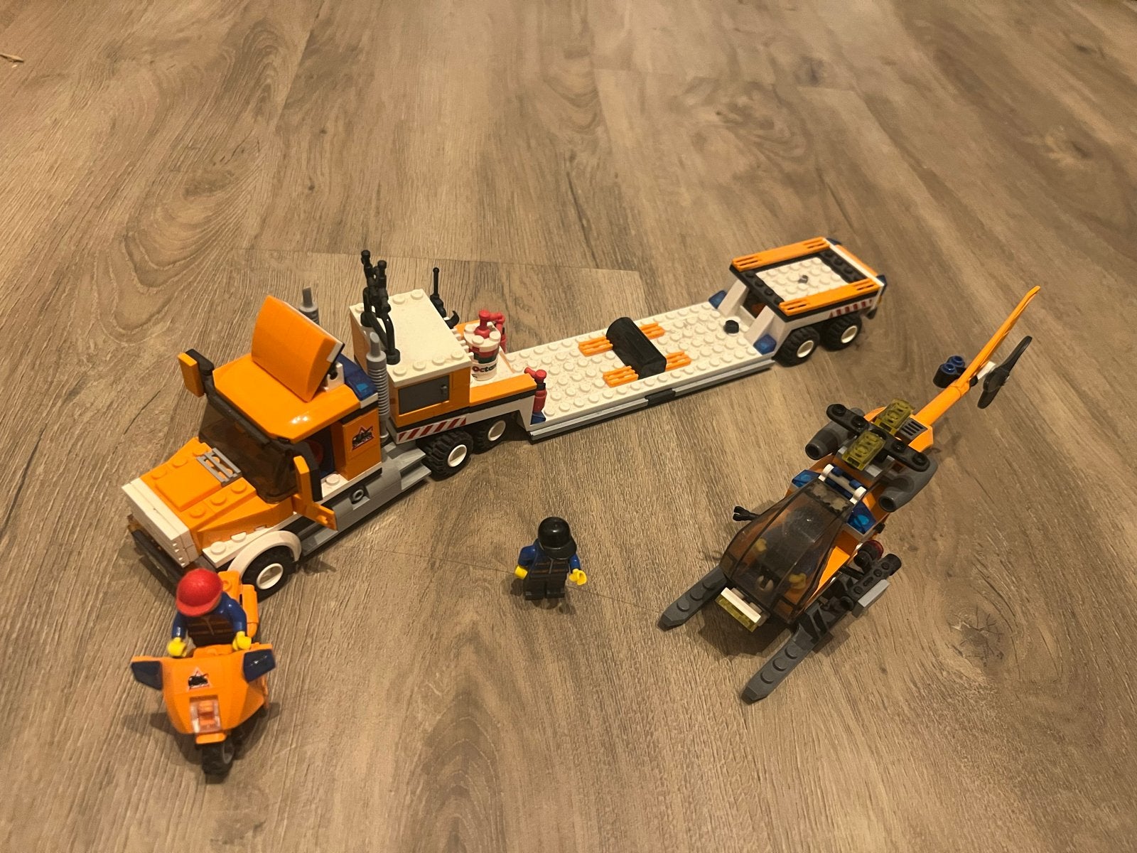 Lego City 7686 Helikopter Transport (mist 2 vleugels), Ophalen, Lego, Complete set, Inclusief instructies