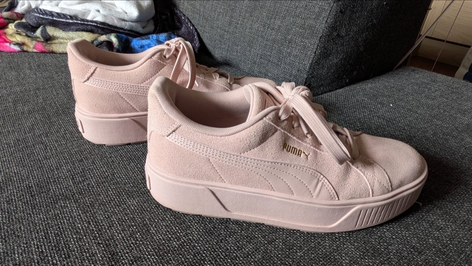 Puma roze sneakers maat 39, Ophalen of Verzenden, Zo goed als nieuw, Roze, Sneakers of Gympen