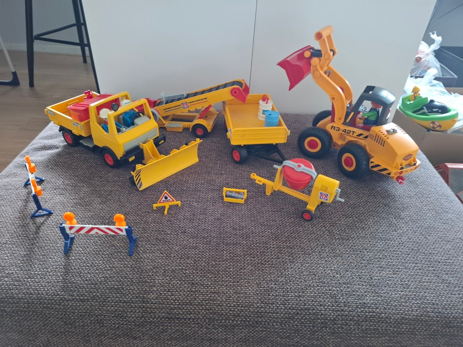 Playmobil bouwplaats met shovel, Ophalen of Verzenden, Gebruikt