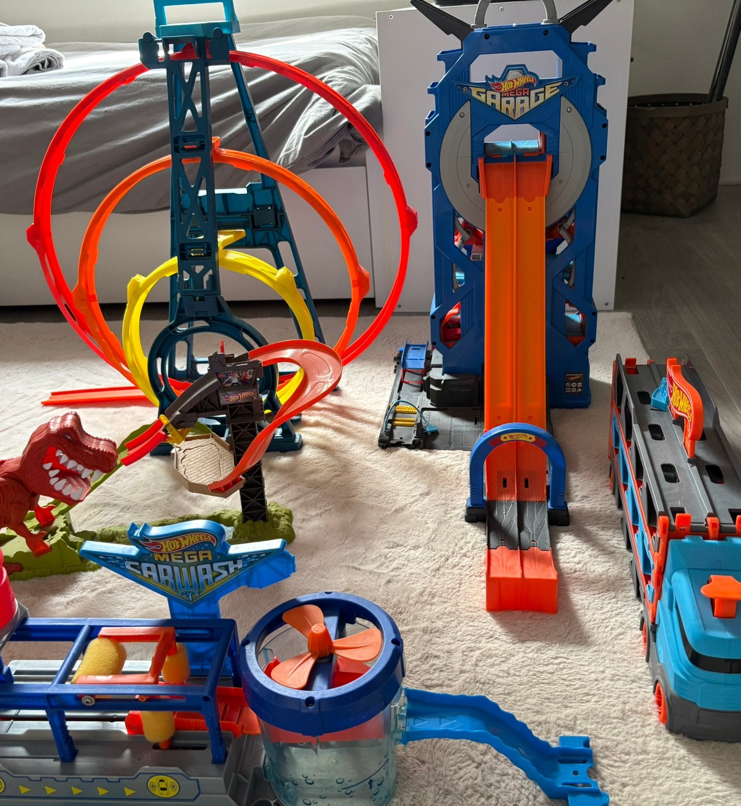 Hot wheels stunt banen / set, Ophalen, Zo goed als nieuw, Handmatig, Hot Wheels