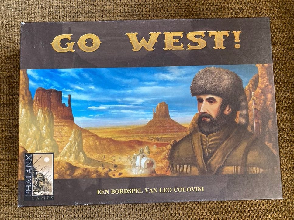 Go West! Bordspel - Verken het Wilde Westen, Drie of vier spelers, Ophalen of Verzenden, Zo goed als nieuw