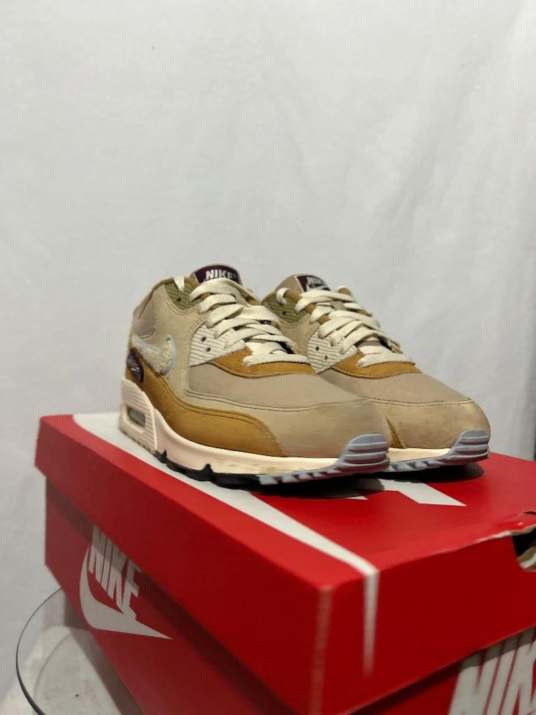 ALS NIEUW! Maat 40,5 - Nike Air Max 90 Varsity Muted Bronze, Overige kleuren, Verzenden, Nike, Nike