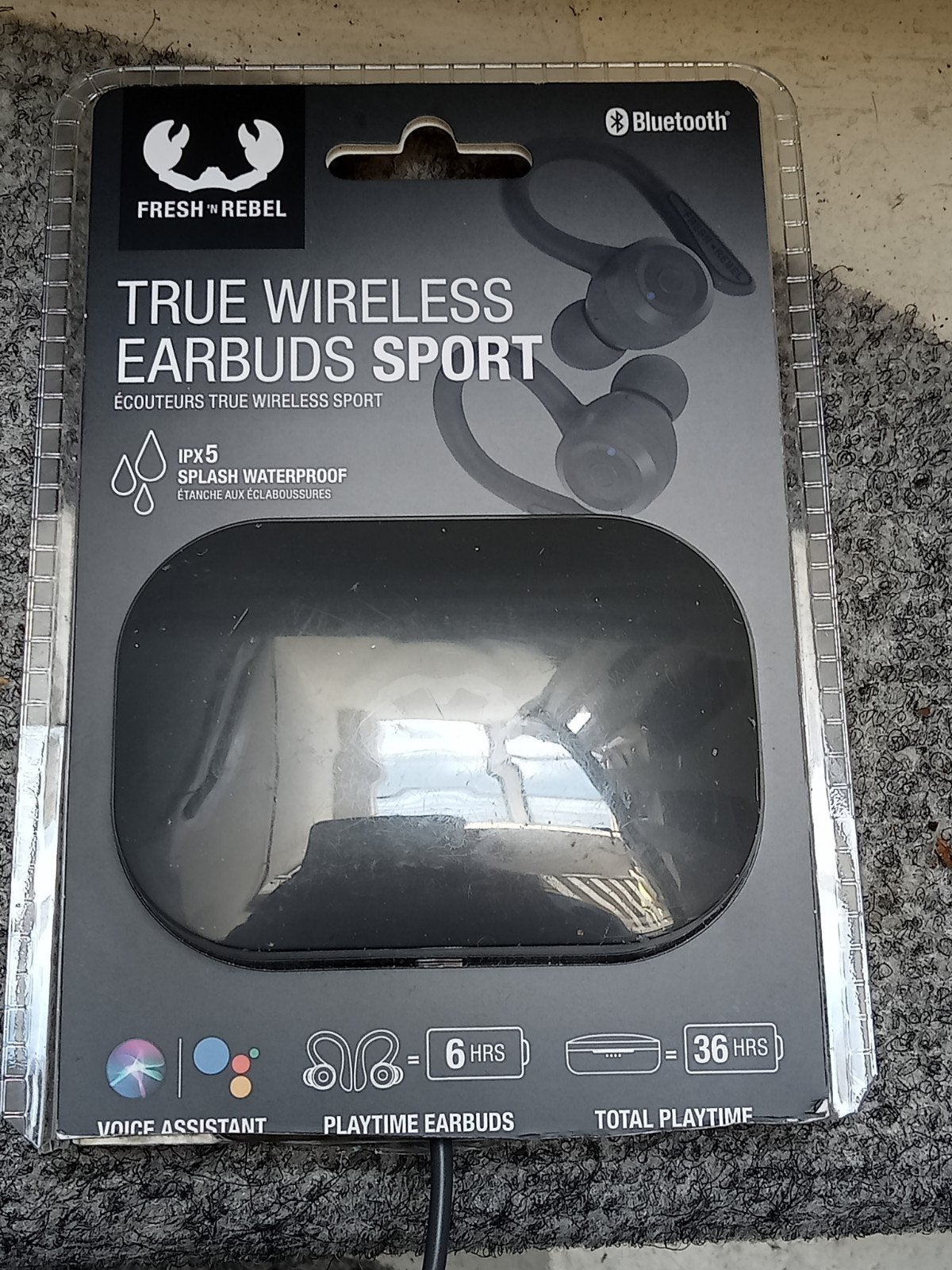 Fresh 'n Rebel True Wireless Earbuds Sport Zwart, Audio, Tv en Foto, Koptelefoons, Nieuw, Ophalen of Verzenden, Draadloos, Zwart