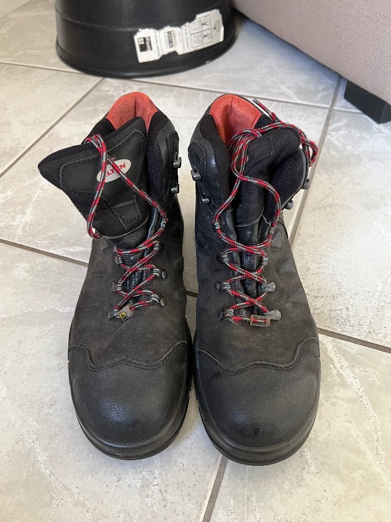 Gedragen paar Elten werkschoenen maat 44, Verzenden, Zwart, Elten, Werkschoenen