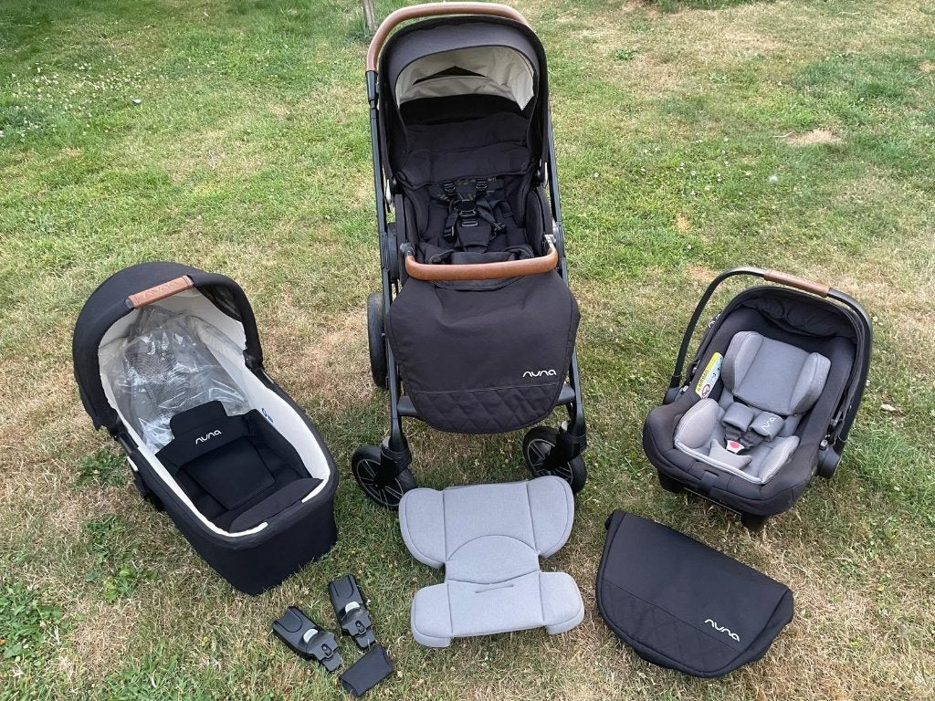 COMPLETE NUNA MIXX NEXT CAVIAR SET, Ophalen, Zo goed als nieuw, Combiwagen, Overige merken