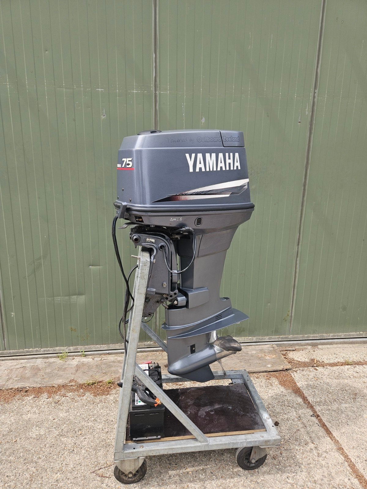 Yamaha 75 pk, Watersport en Boten, Elektrische start, Ophalen of Verzenden, Zo goed als nieuw, 30 pk of meer