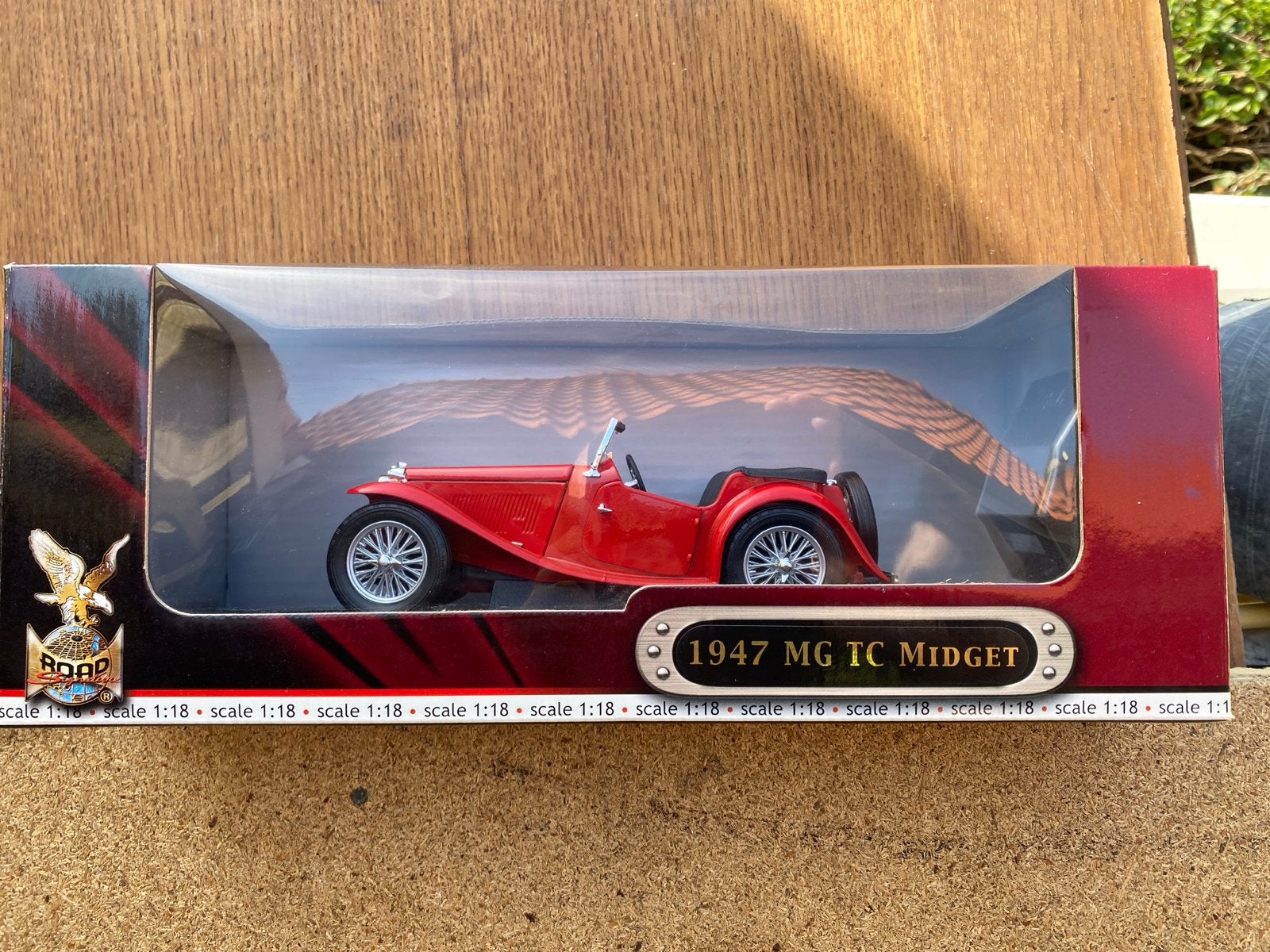 Road Signature 1947 MG TC Midget Diecast Model 1:18, Ophalen, Nieuw, Auto, Overige merken
