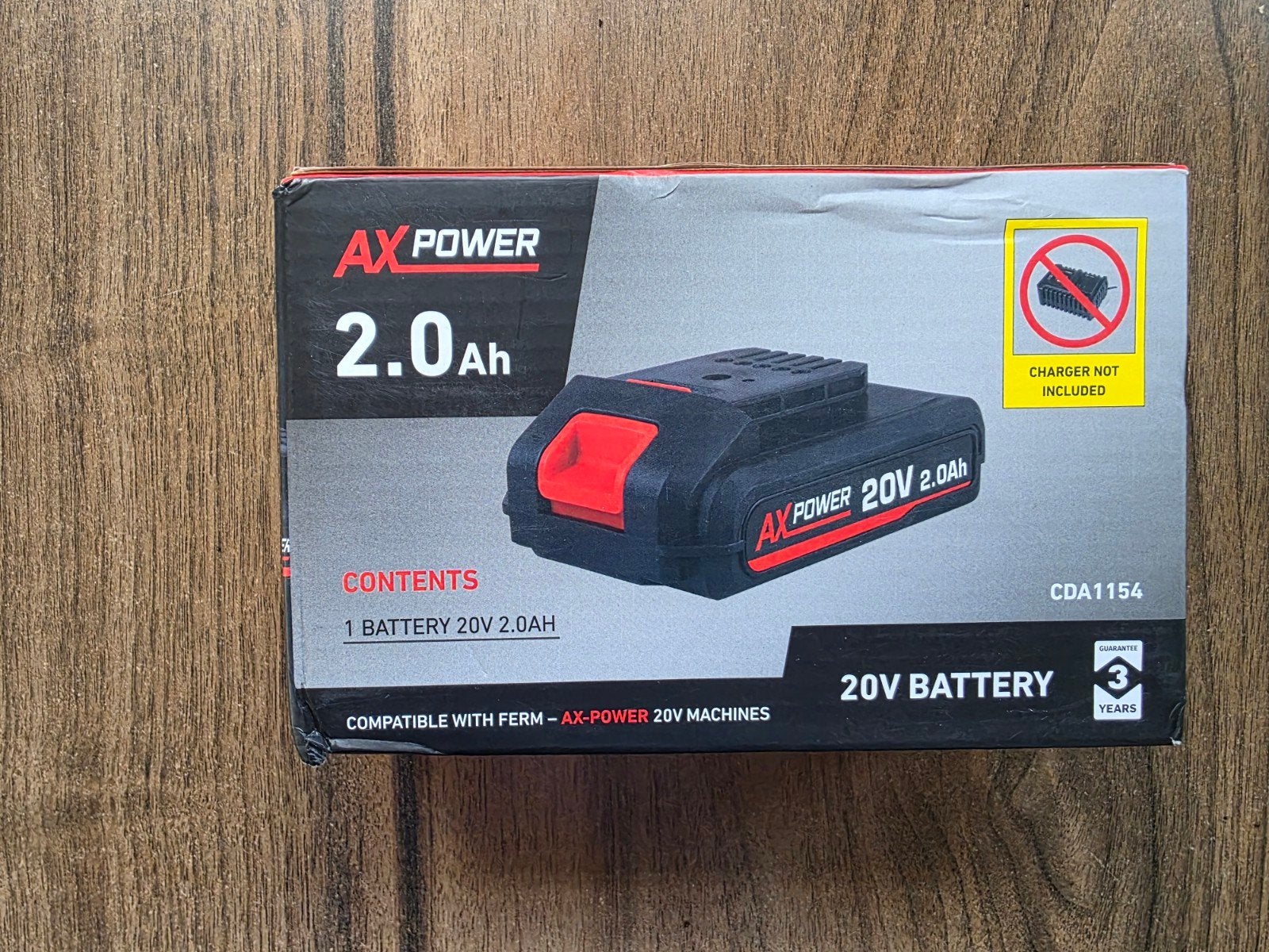 AX-POWER 20V 2.0Ah Accu - Nieuw in doos, Ophalen of Verzenden, Nieuw