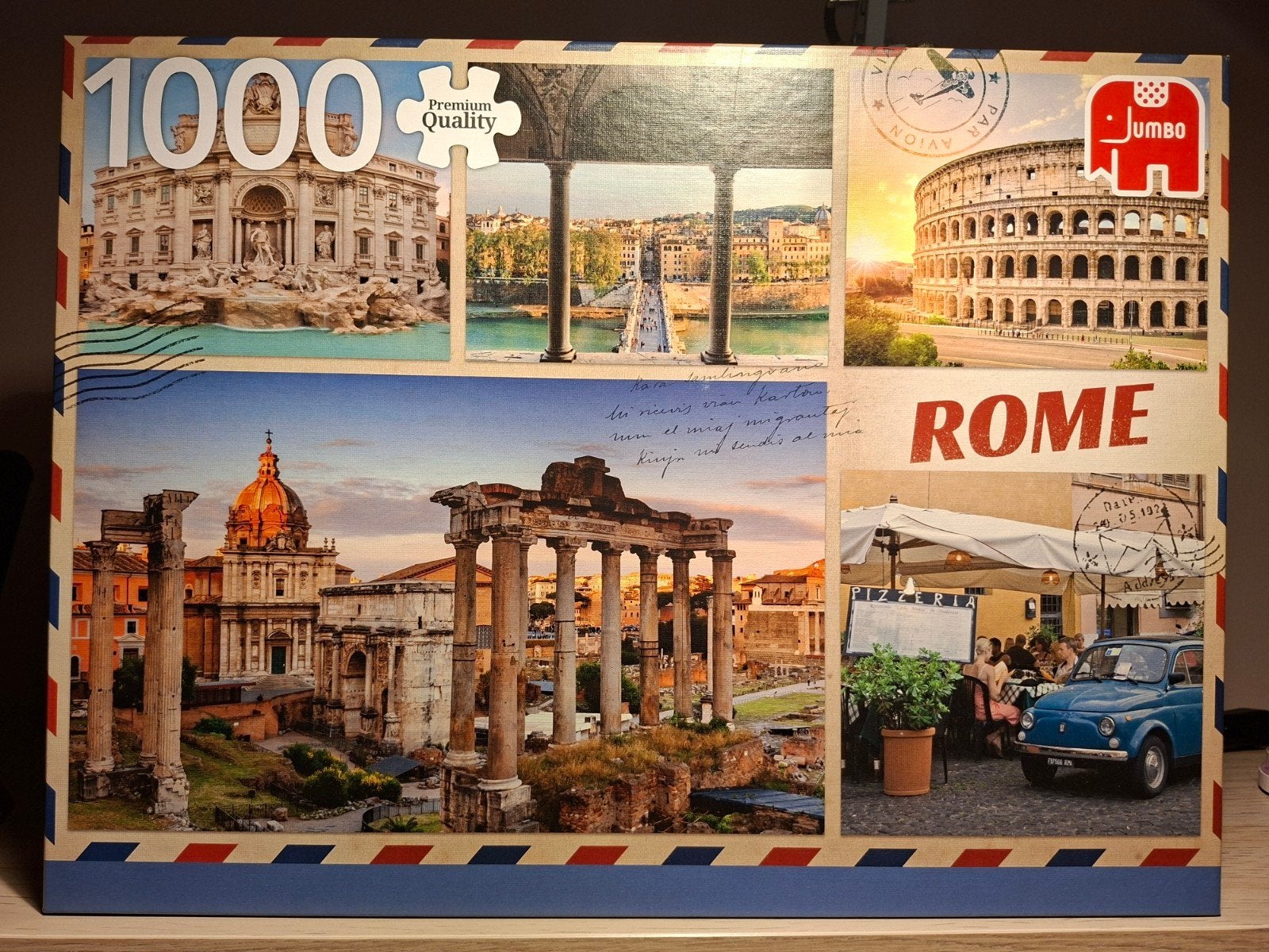 Puzzel 1000 stukjes Rome van Jumbo, Ophalen of Verzenden, 500 t/m 1500 stukjes, Zo goed als nieuw, Legpuzzel