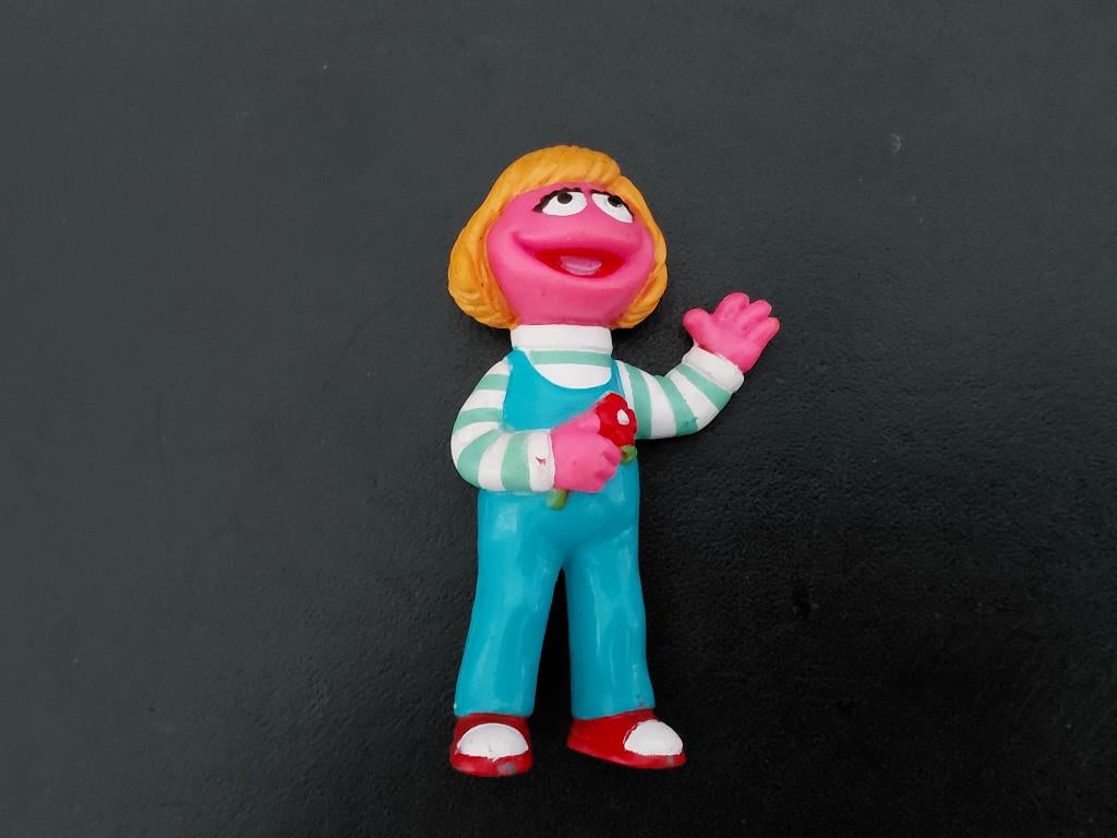 Sesamstraat, Miesje Mooi, Mary Lou, pvc, Jim Henson, Verzenden, Gebruikt