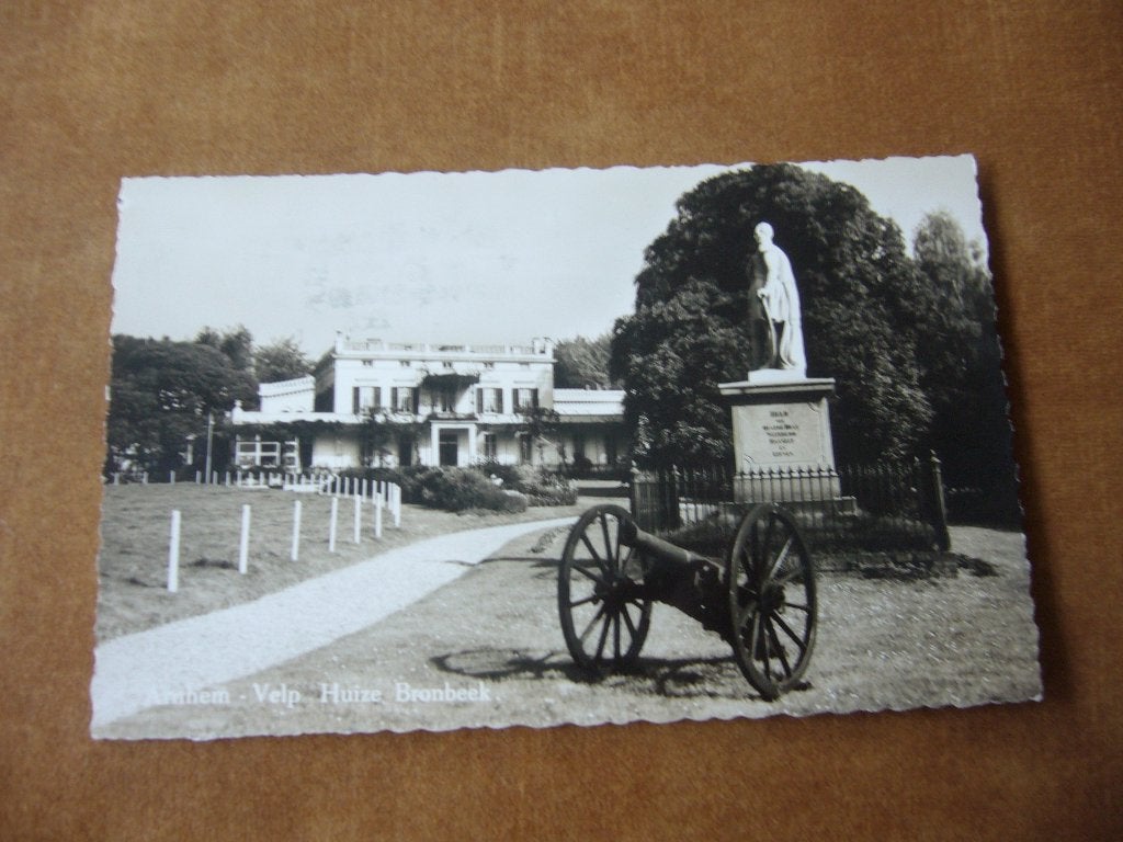 ARNHEM - VELP  =  HUIZE BRONBEEK, Ophalen of Verzenden, 1940 tot 1960, Gelopen, Gelderland