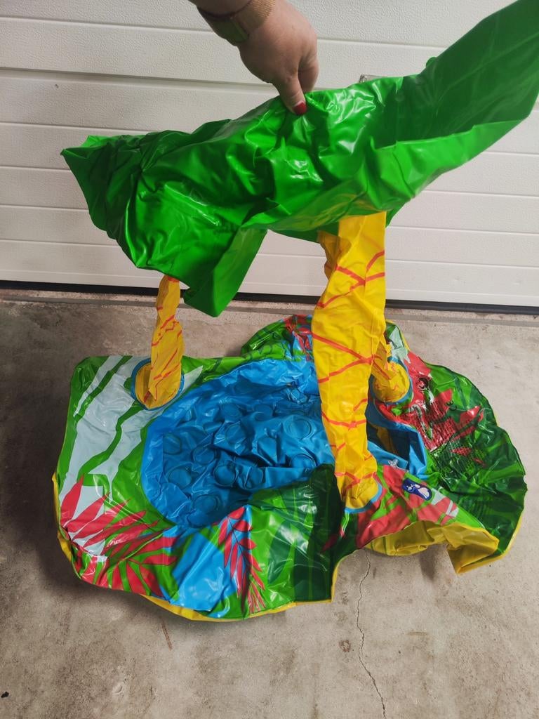 Opblaasbaar waterspeelkleed met jungle thema, Ophalen of Verzenden, Gebruikt