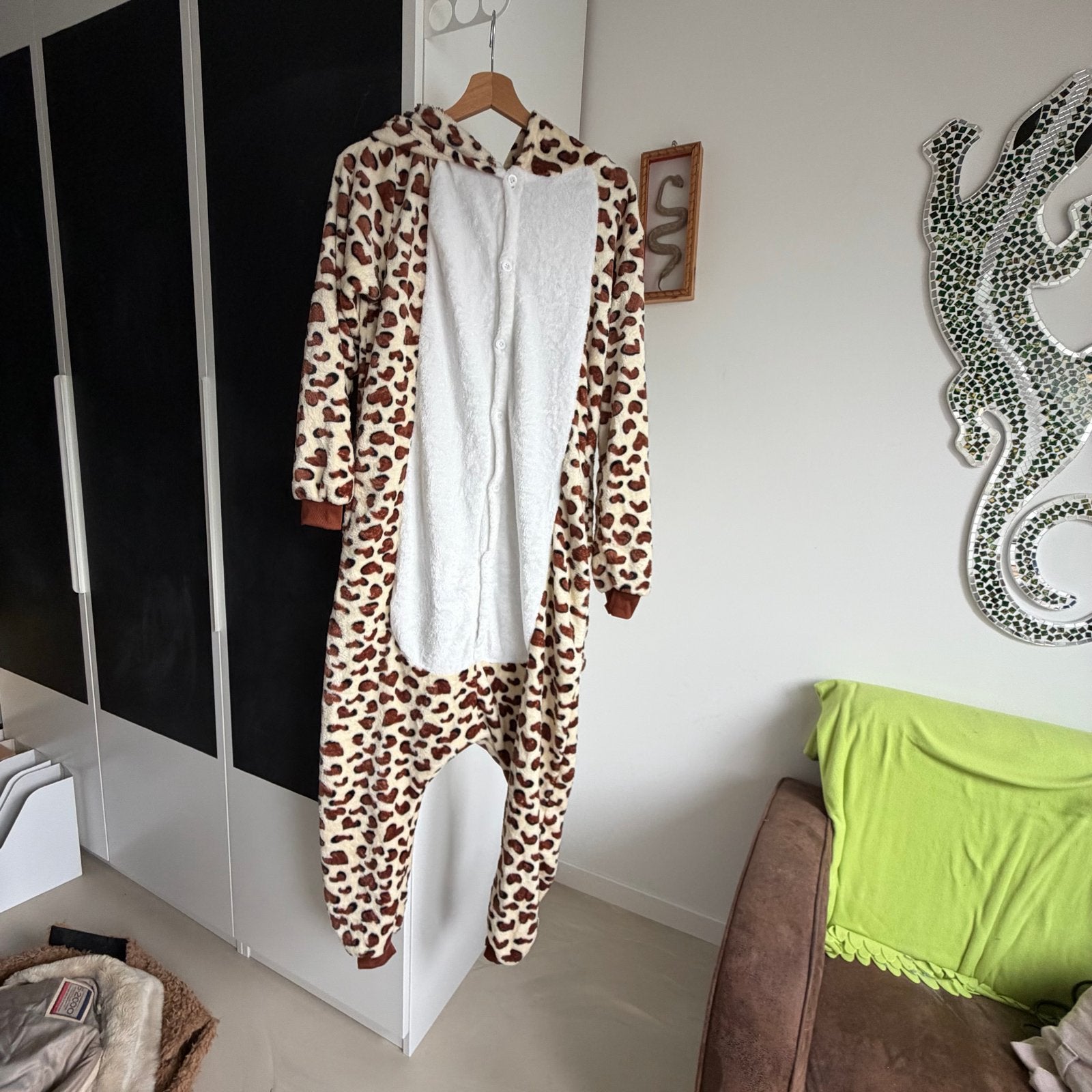 Giraf Onesie - Comfortabele en leuke jumpsuit, Maat 38/40 (M), Ophalen of Verzenden, Kleding, Overige thema's