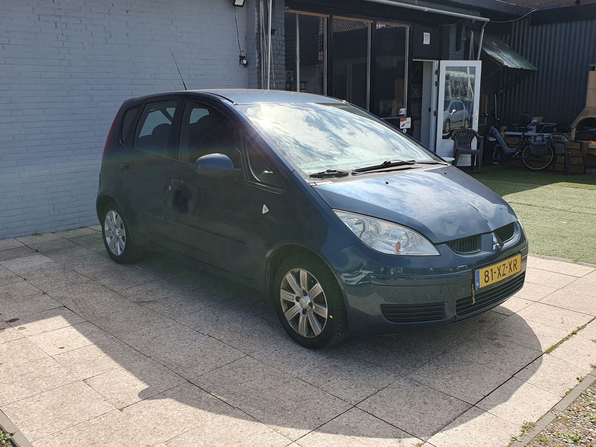 Mitsubishi Colt 1.3 Invite, Auto's, Gebruikt, Blauw, Colt, Origineel Nederlands